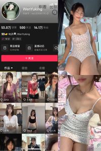 抖音 WenYuking 微密圈 001期 【20P2V】-微密空间